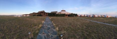 The 3 Camel Lodge - panoramic view using the iPhone