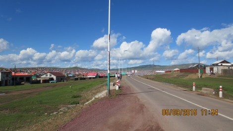 Erdenet town as we were leaving it .. 