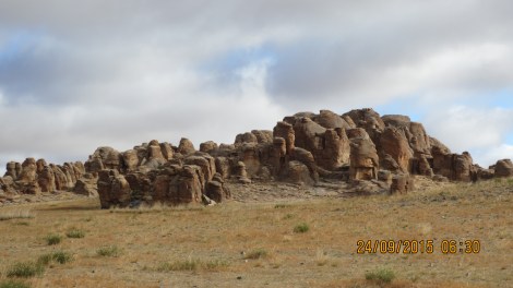 These are granite formations .. protected by the Govt now