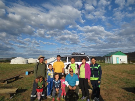 The family that runs the Ikh Uul camp