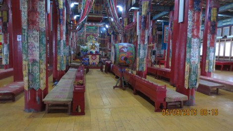 This monastery is not maintained very well, but is still very colourful and stunning to look at