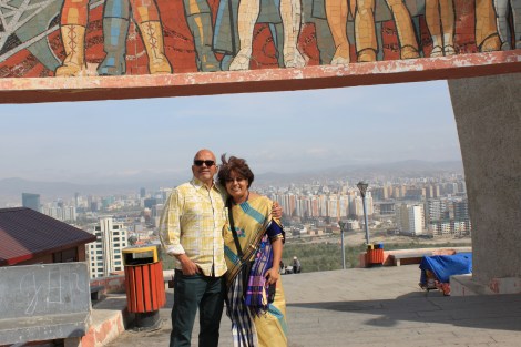 View of Ulan Bataar from the Zaisan Memorial