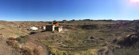 The ruins are spread over a huge area ..