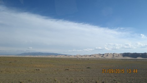 The Singing sand dunes ..