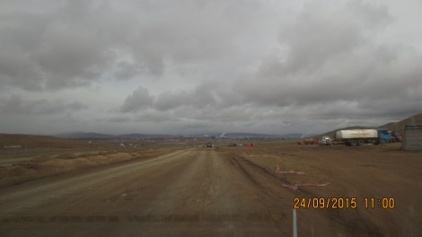 Ulan Bataar from a distance ... 