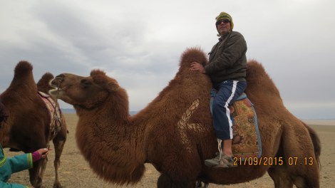 Krishnan on the same camel after I got off :)