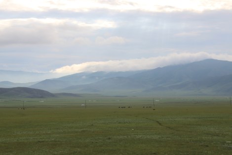 View in front of the monastery.. stunning? You bet.