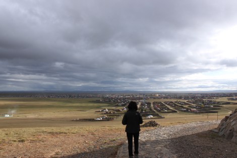 View of the Kharakhorin town from the Mosaic
