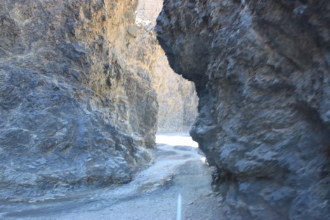 The narrow passage that had to be navigated ... 