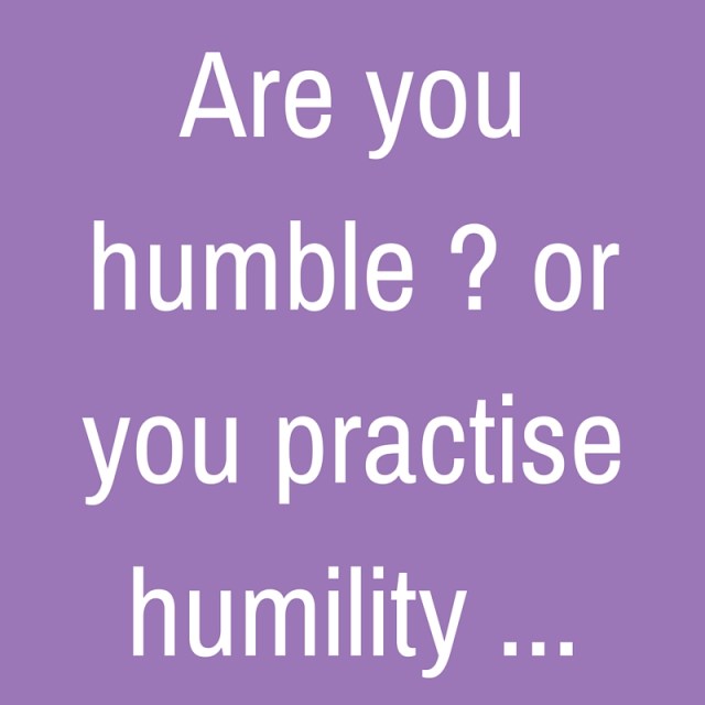 humility