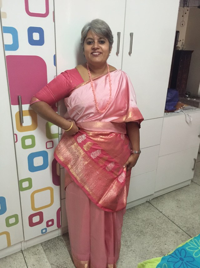 pink kanchivaram
