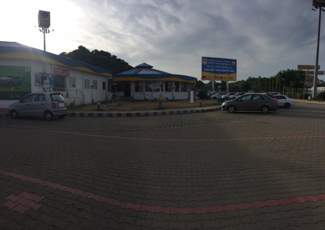 A panoramic shot of the A2B after hosur