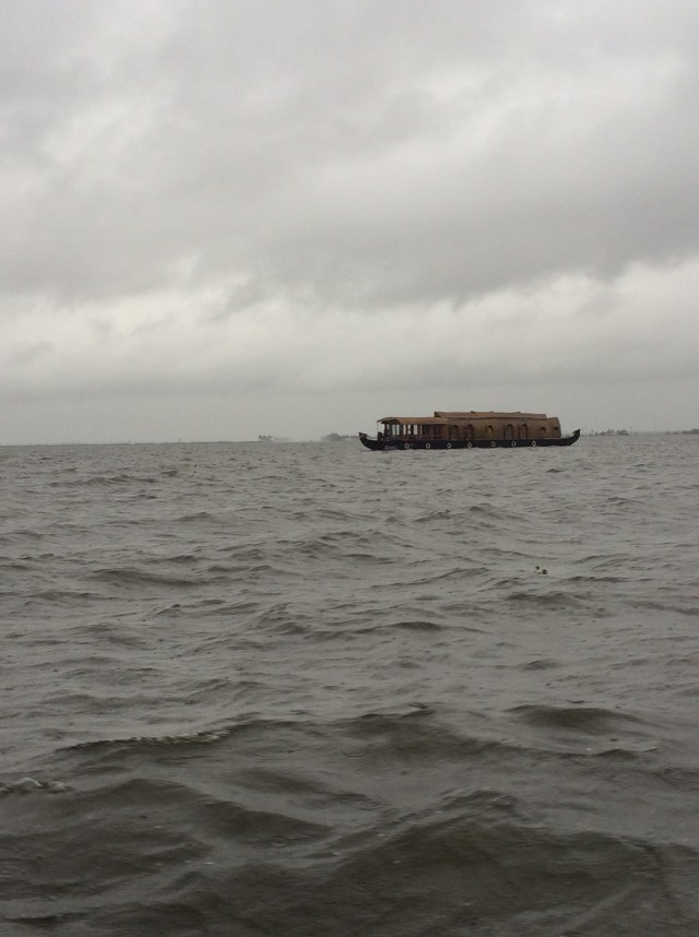 A houseboat on the Vembanad lake.