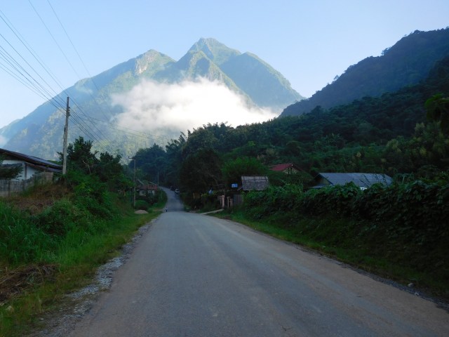 View on the way back from the swimming pool. 