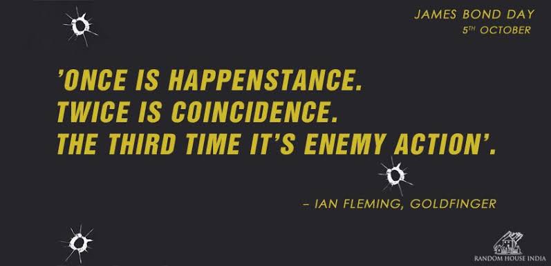 Coincidence, James Bond