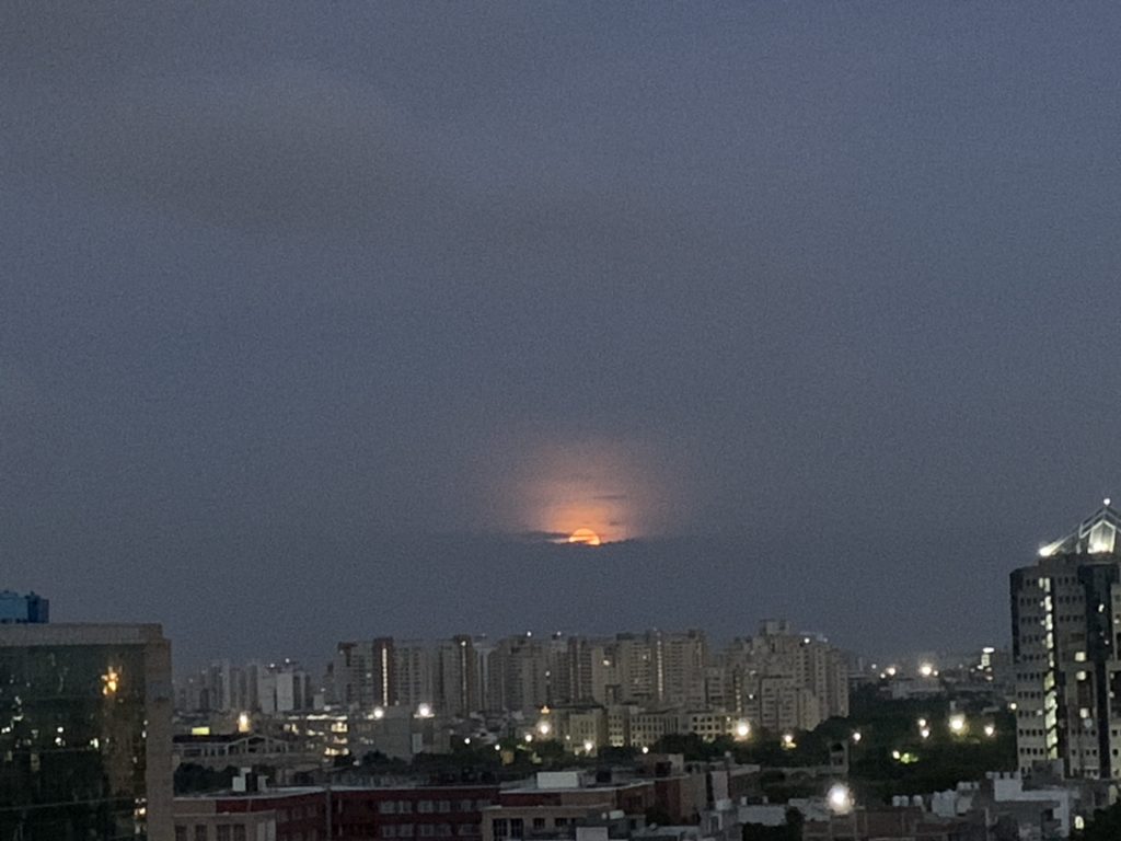 Setting Moon