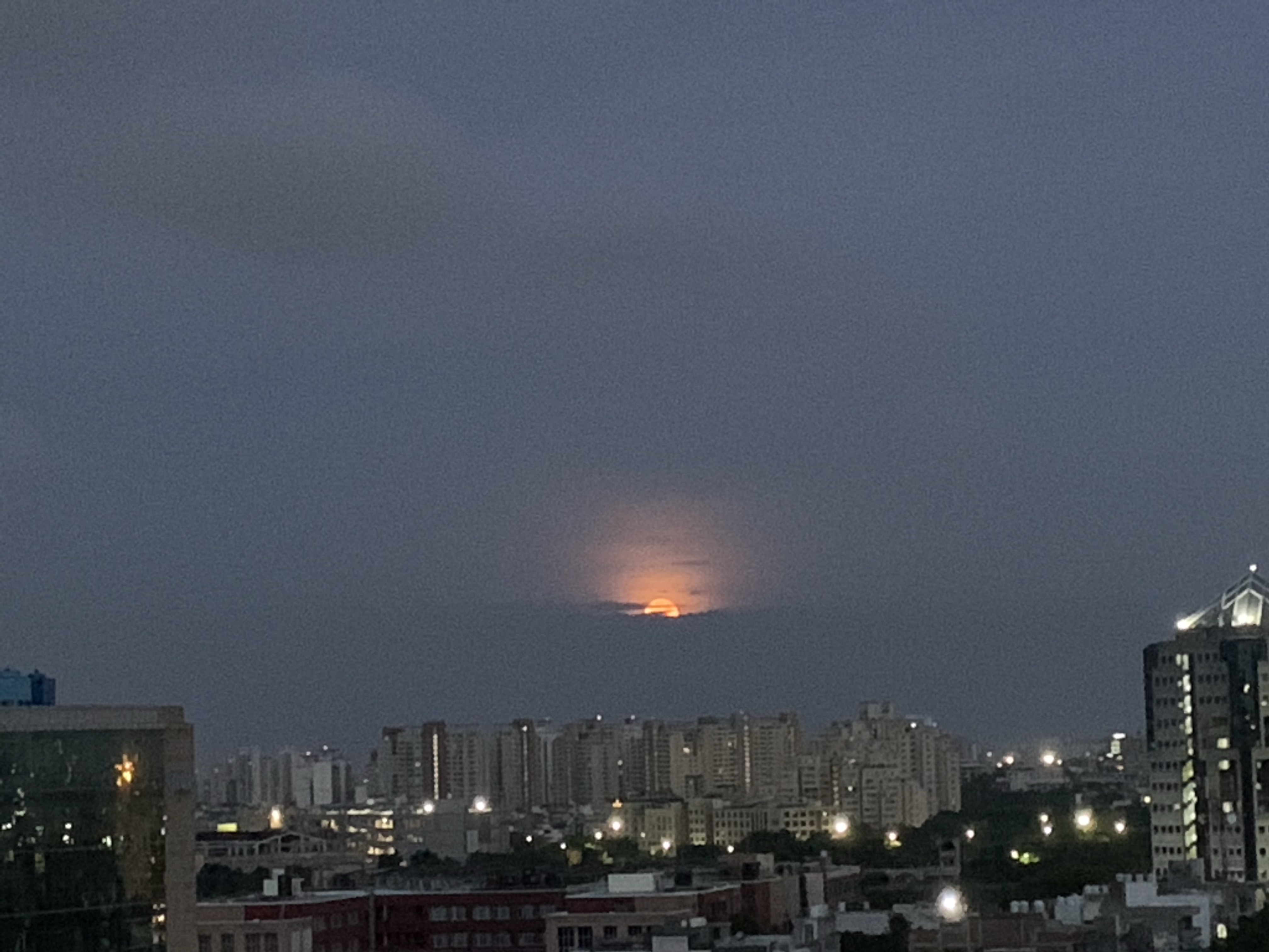 Setting Moon
