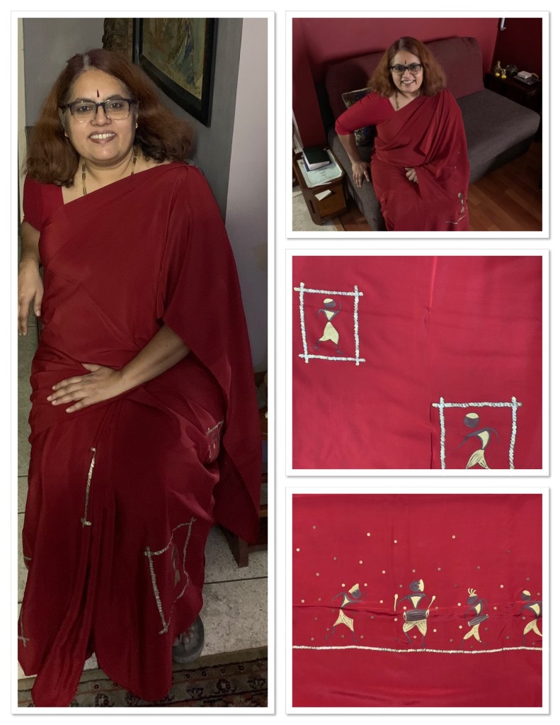 Handpainted Saree
