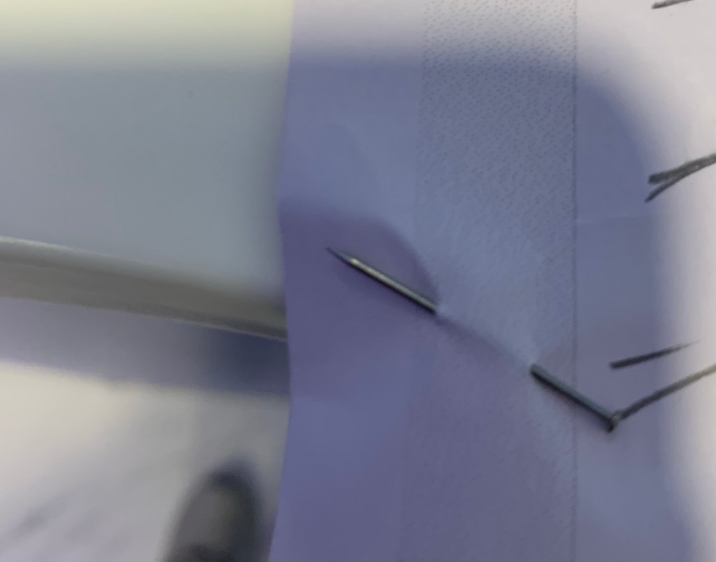 Prepared with a pin