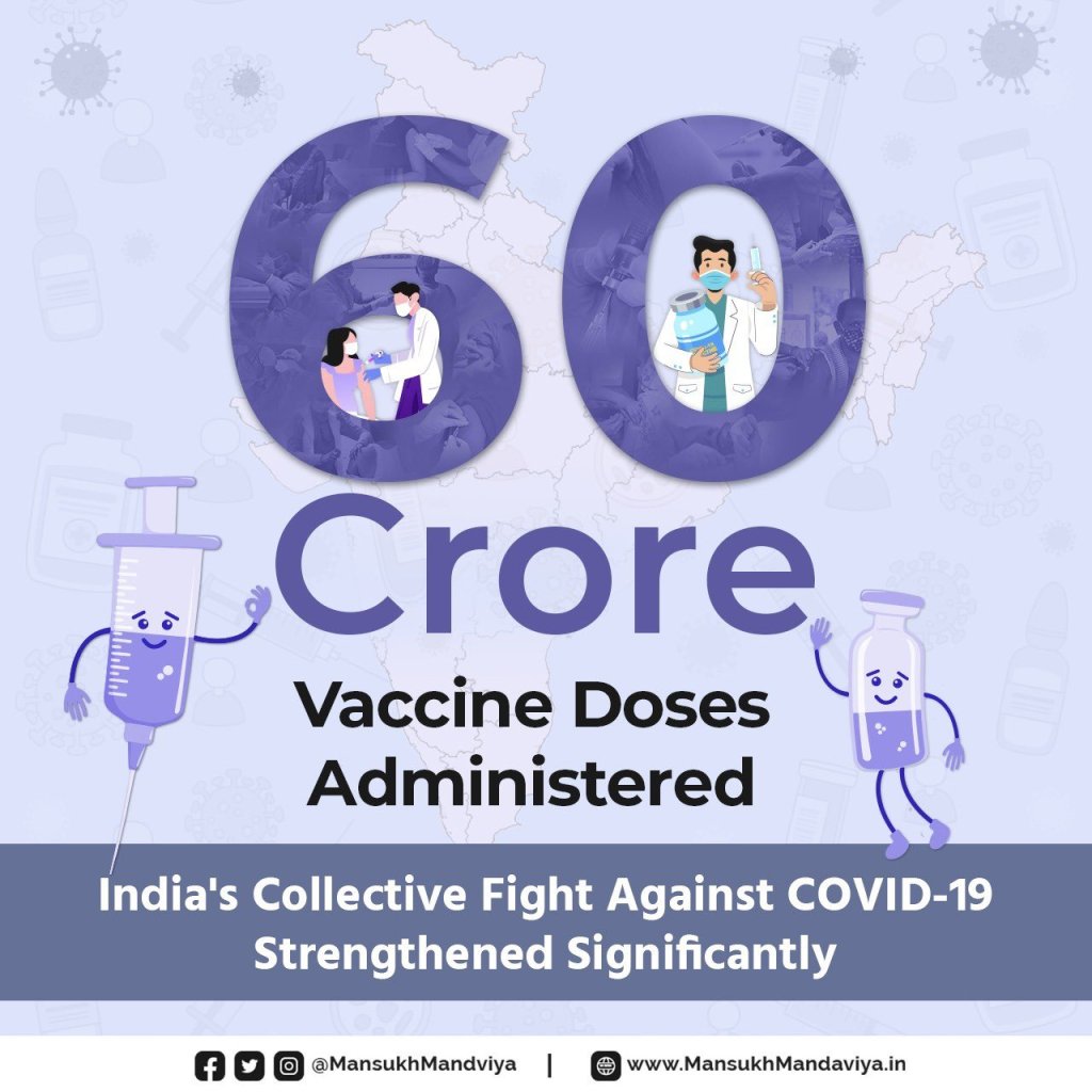 Vaccination Drive 60 Crore