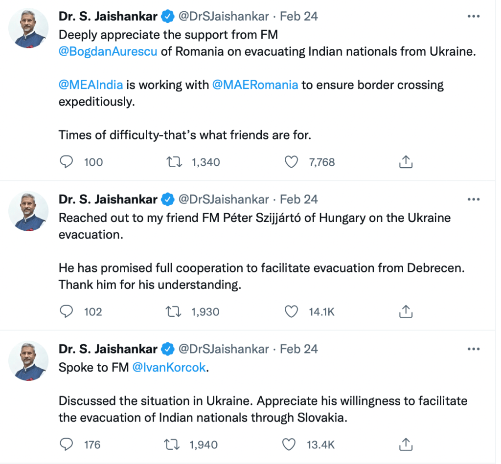 Ukraine Russia India