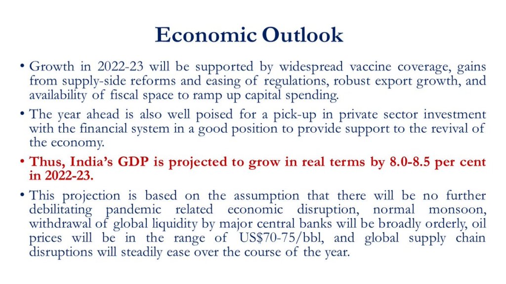 Economic survey - then now how