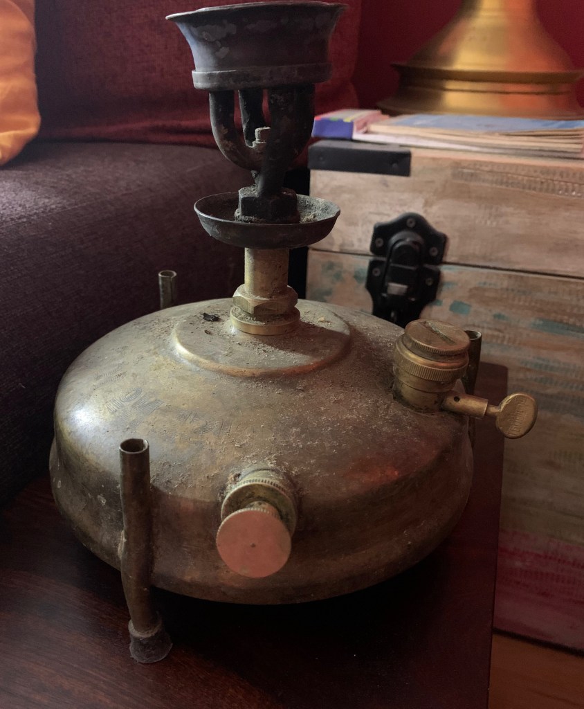 bygone era - brass stove