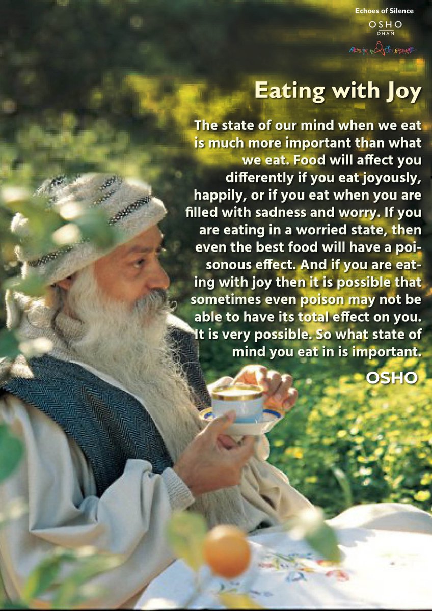 Disease - Osho on Eating