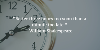 Being Punctual