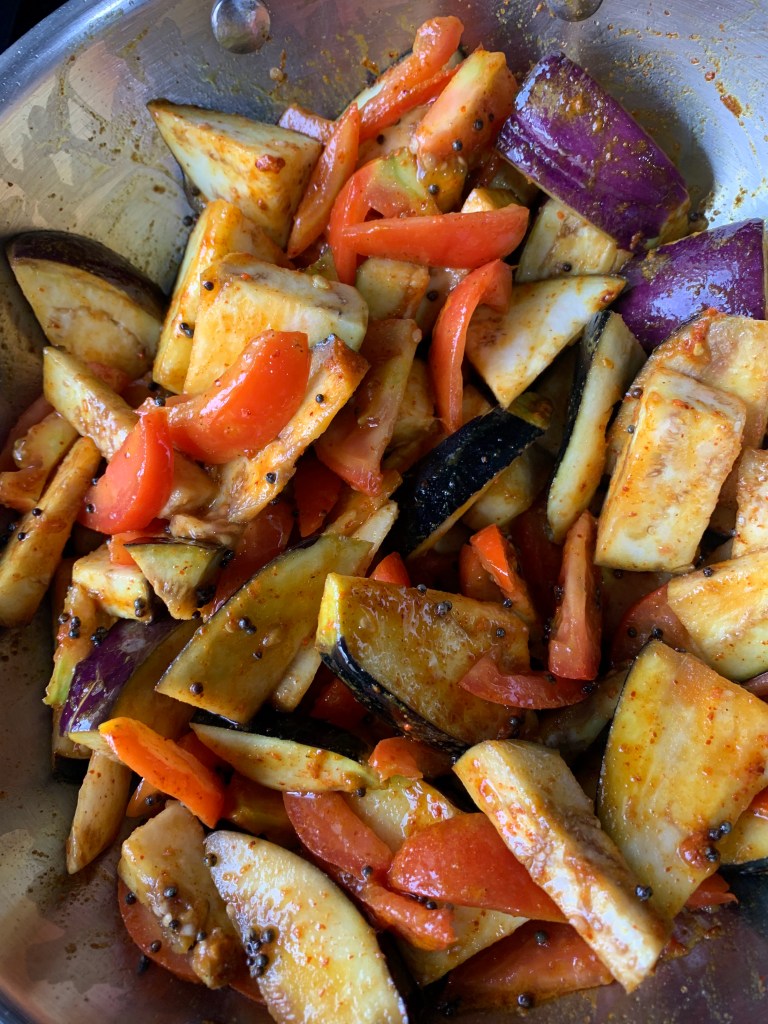 Brinjal Purple food