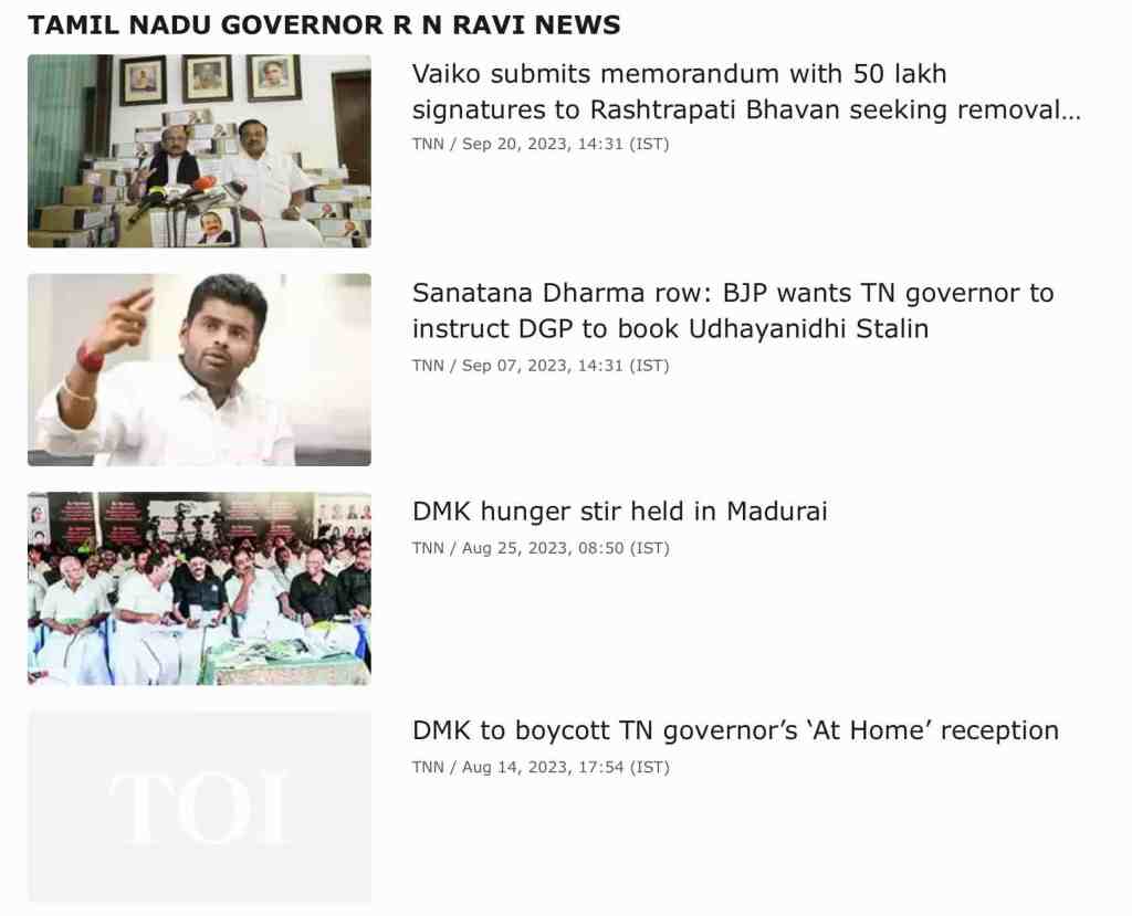 TamilNadu Politics
