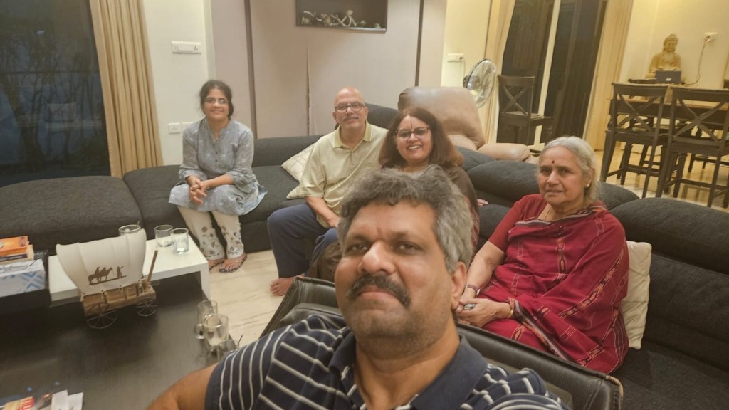 Dinner at Kiran's place Hyderabad