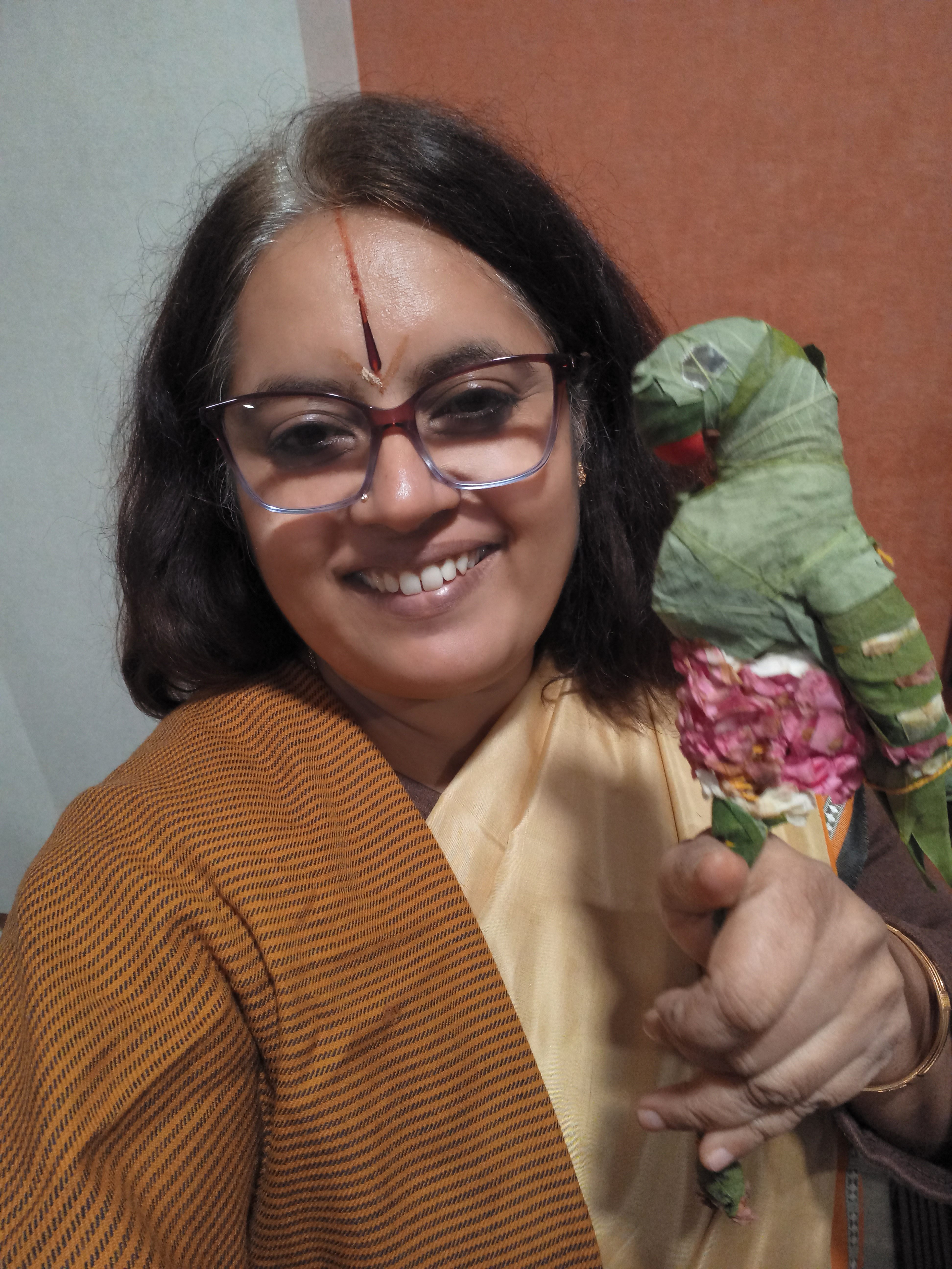 Andal's Parrot - Co-optex saree