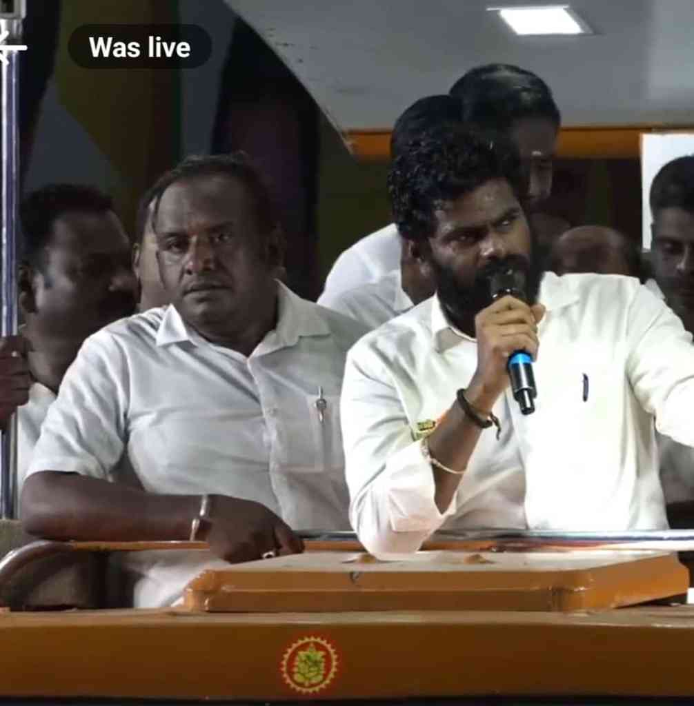 Parthasarathy with Annamalai