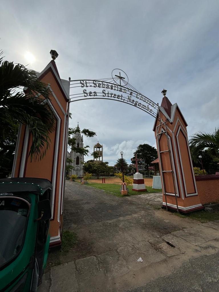 St. Sebastian Church, Negombo Relaxing