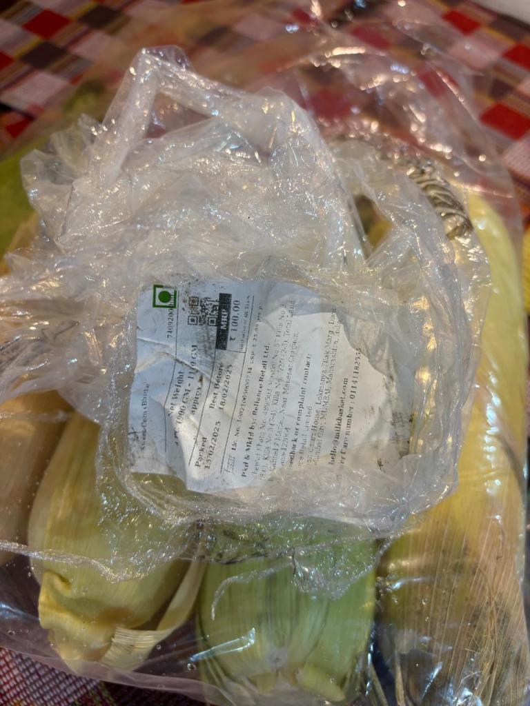Clingwrap Plastic Sweet Corn