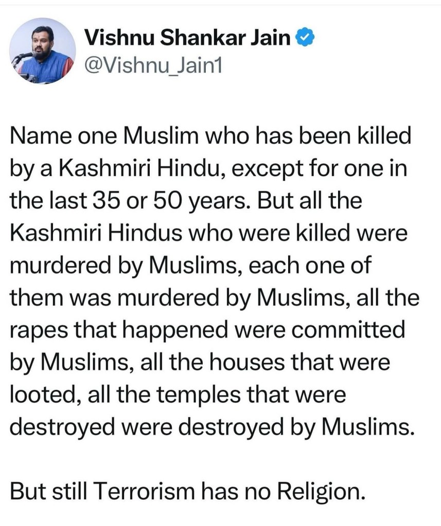 Kashmir Pahalgam Massacre