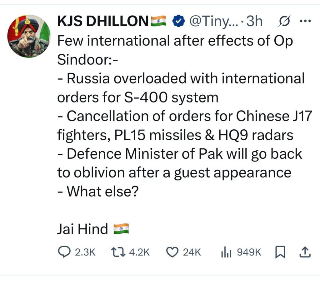 Tiny Dhillon on Pak
