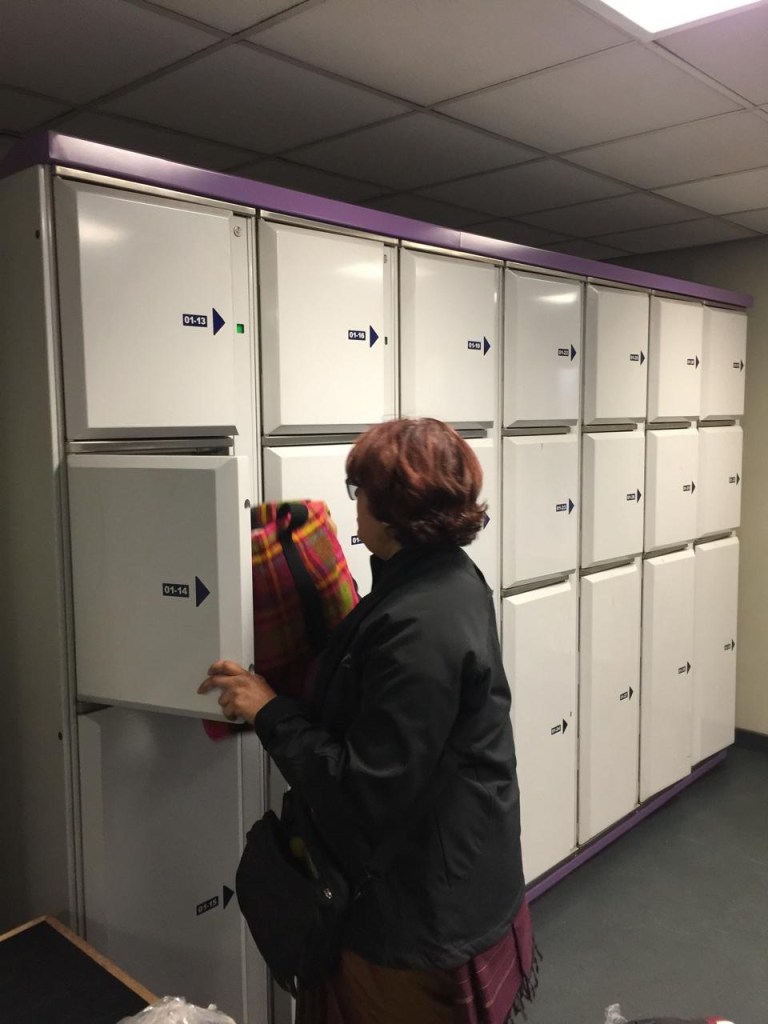 Bags put in digital locker, Inverness