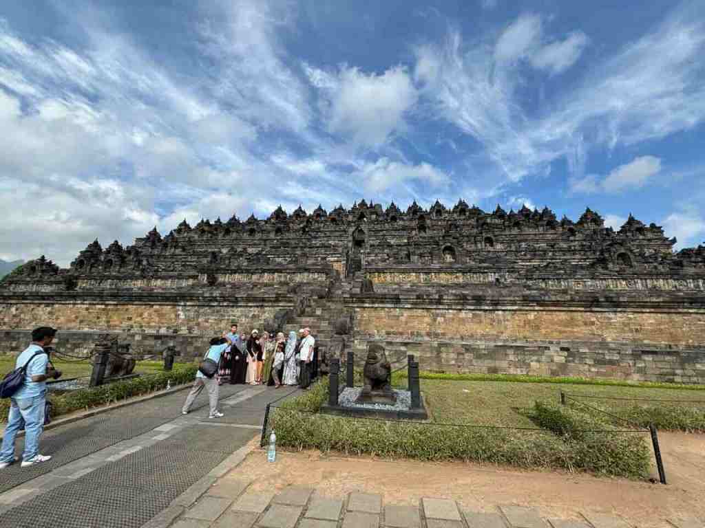 Borobudur front view