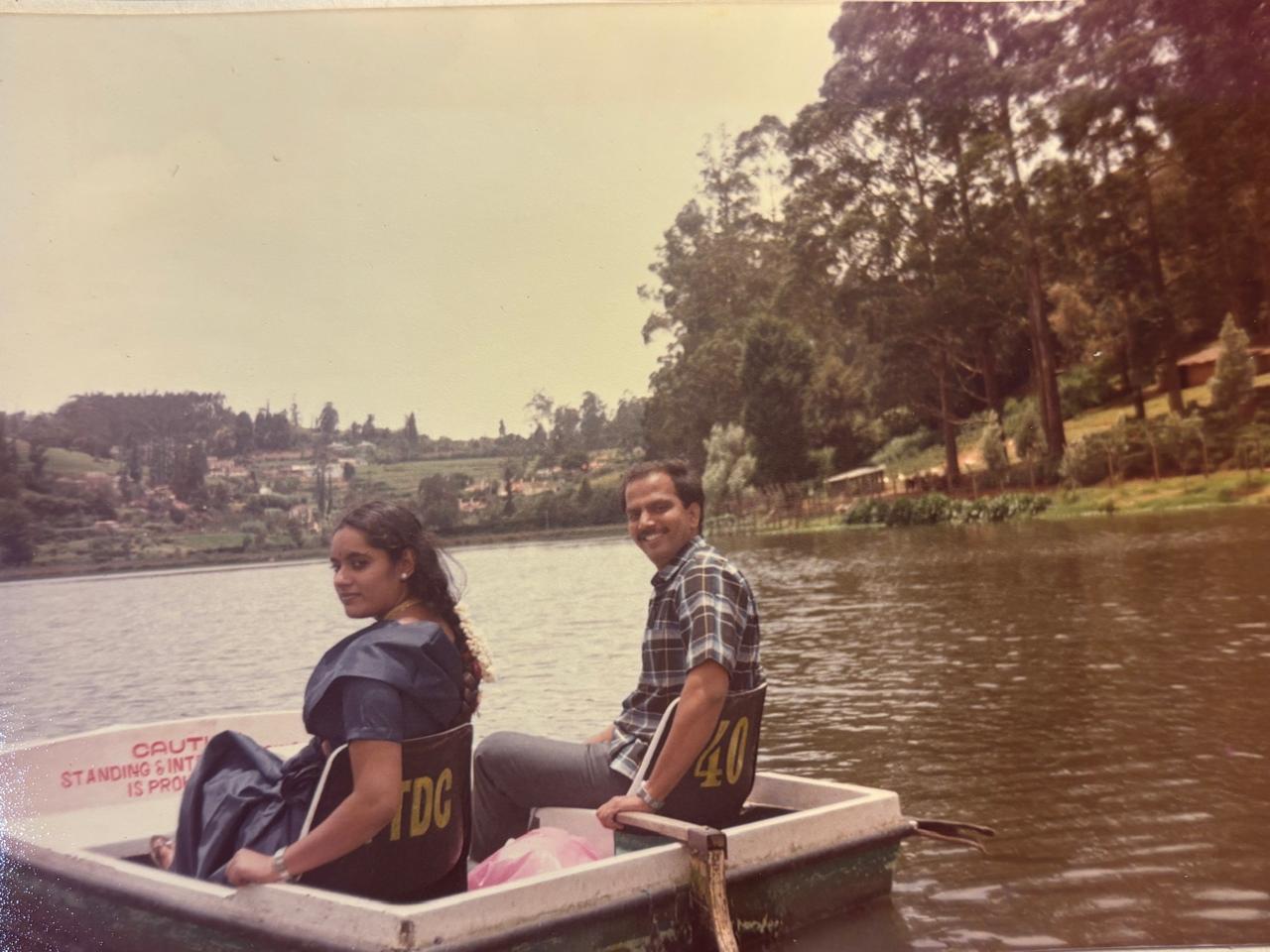 Krishnan and I - Sept 1990